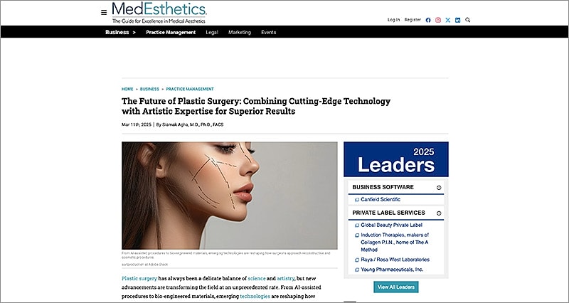 MedEsthetics article 1 page