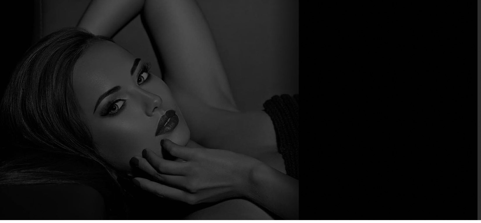 Black and white portrait of a woman.