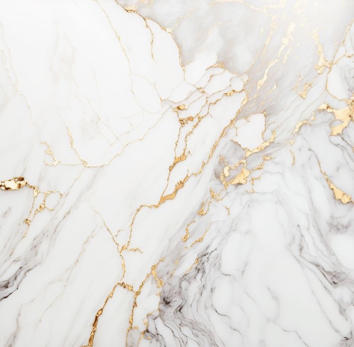 Marble texture with gold veins and patterns