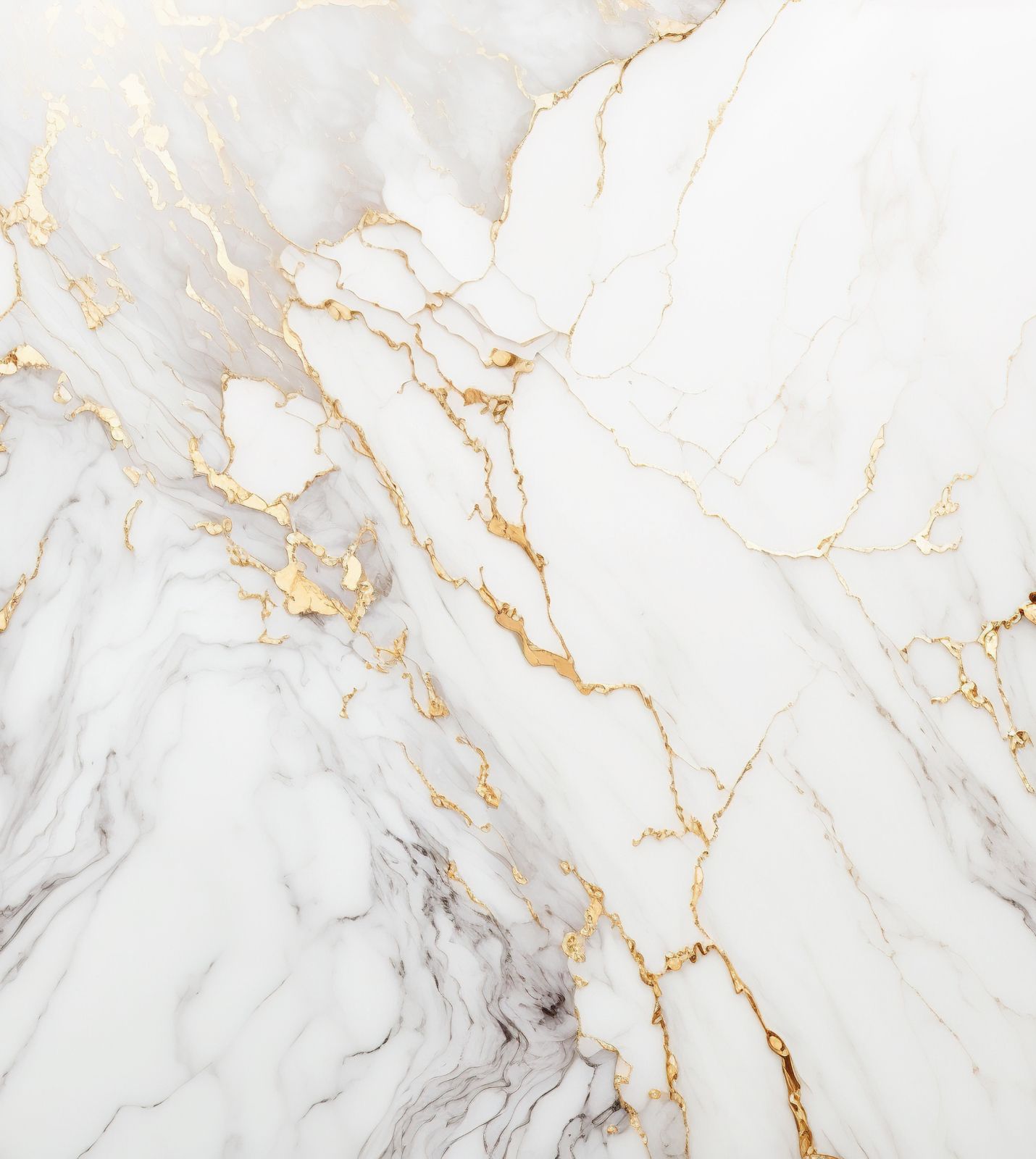 Marble texture with gold veining design.