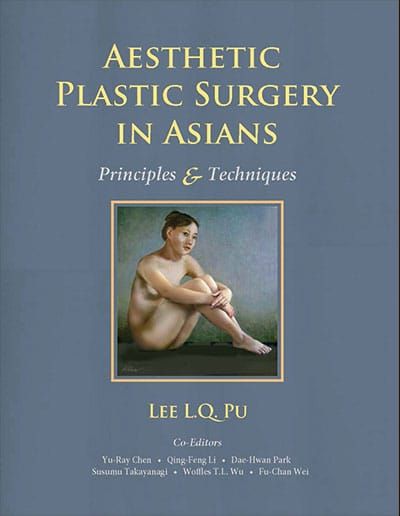 Book cover on aesthetic plastic surgery techniques.