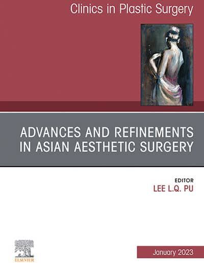 Cover of plastic surgery journal issue, January 2023.