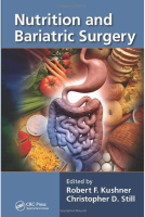 Nutrition and bariatric surgery book cover illustration