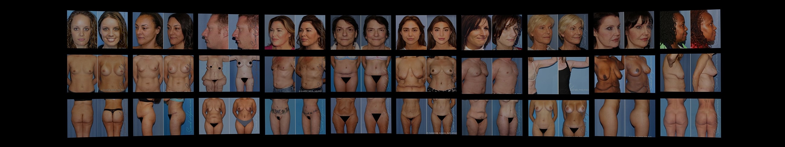 Diverse body shapes and appearances displayed.